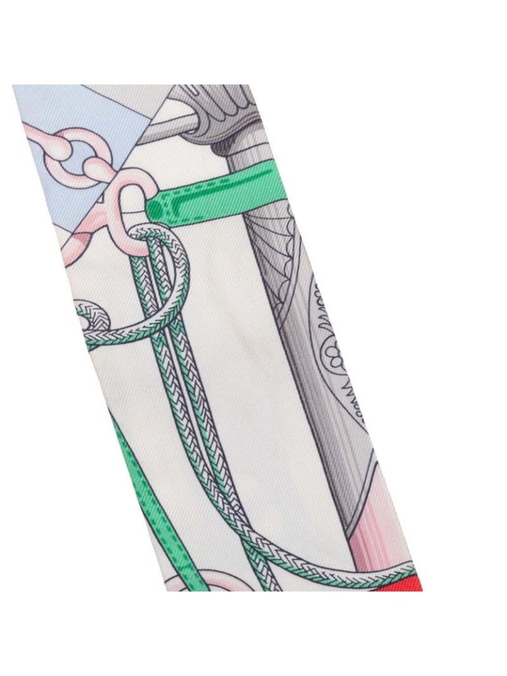 Hermes Twill Cliquetis Scarf Multicolor Silk - Picture 2 of 7
